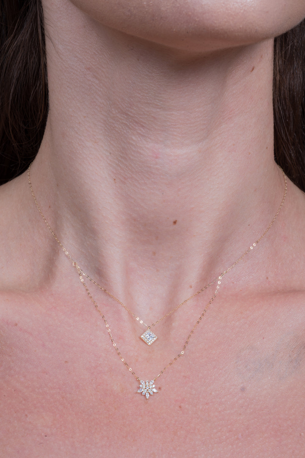 Dimond Star Necklace