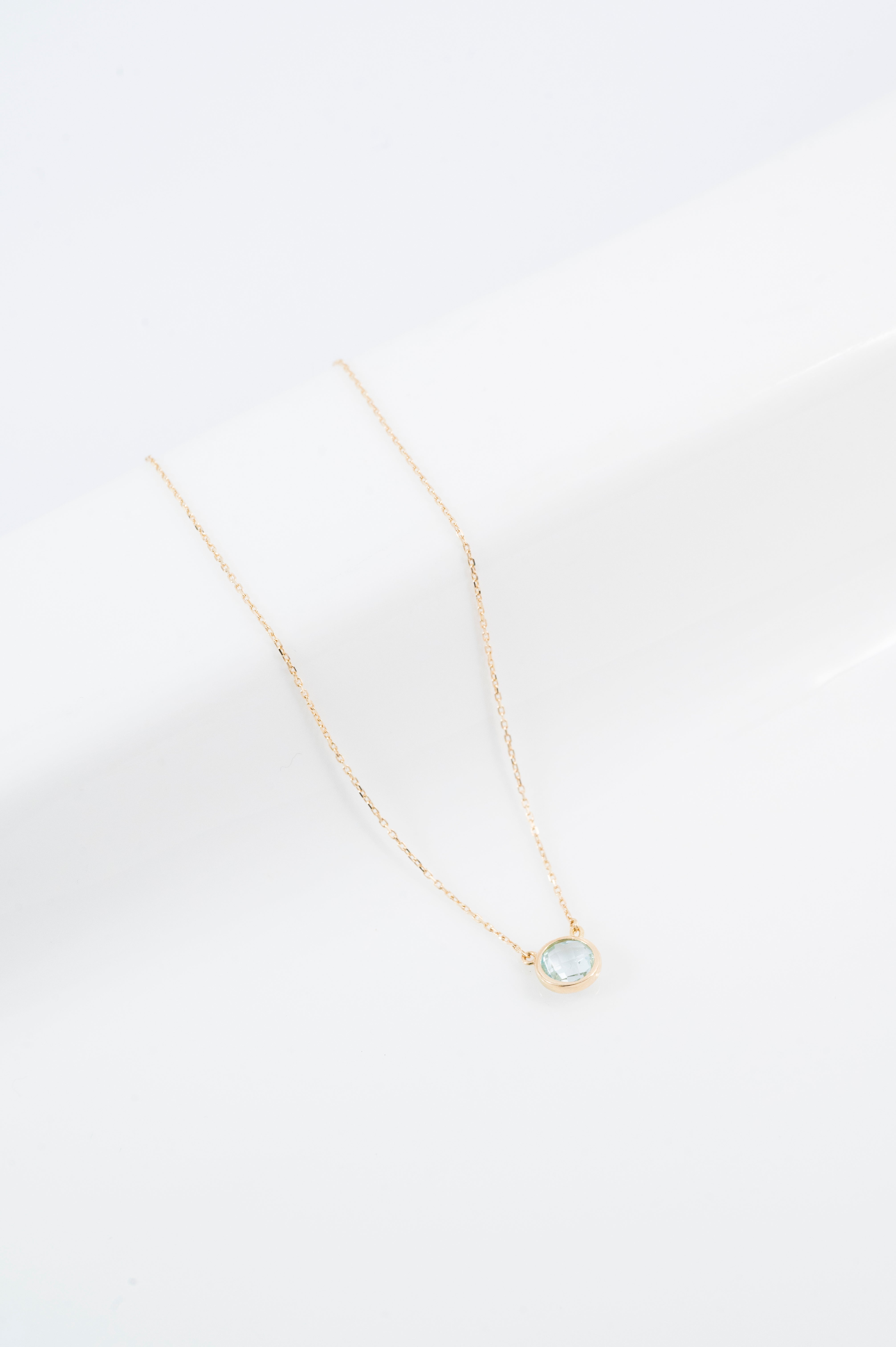 Round Stone Necklace