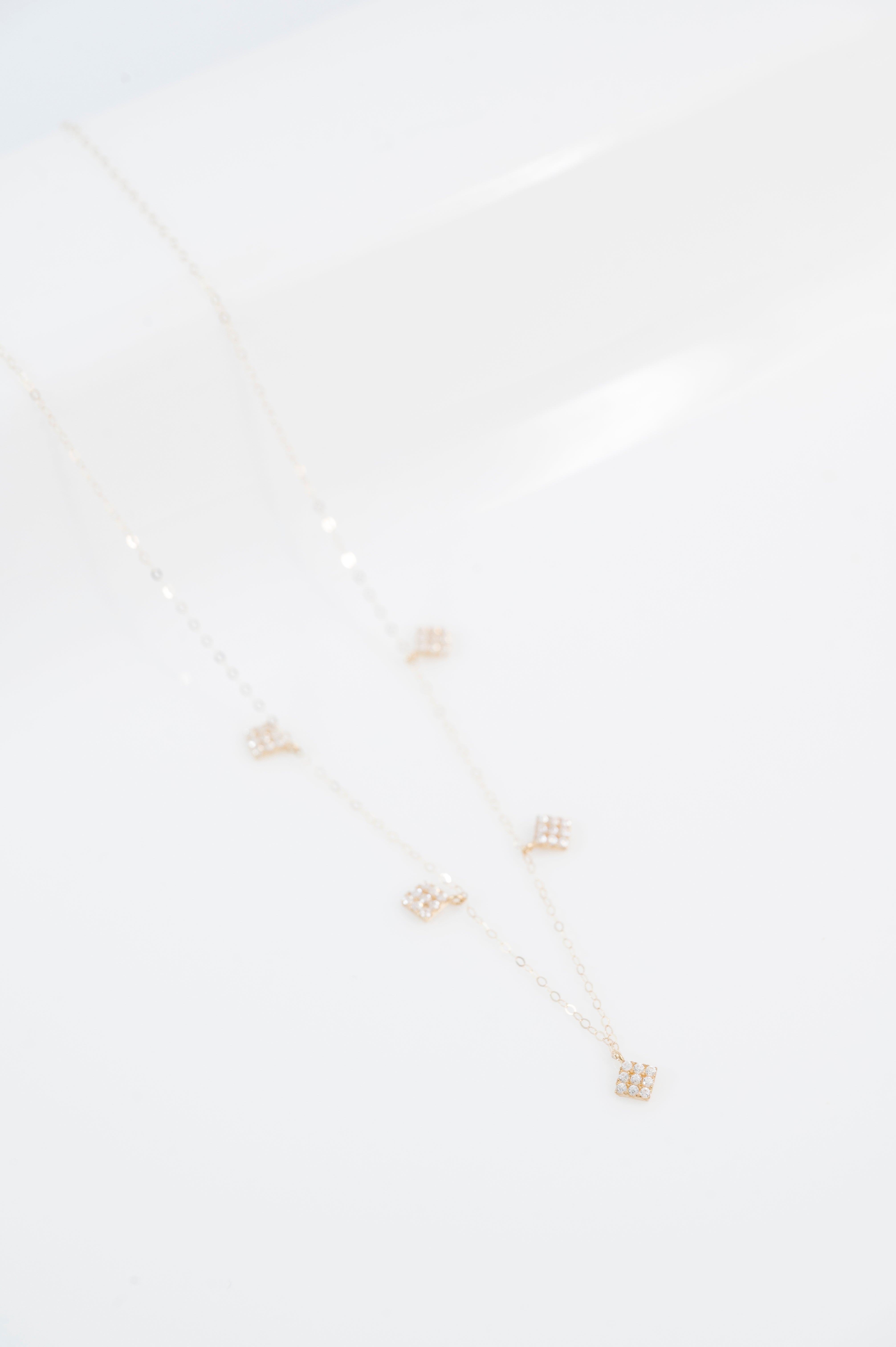 Golden Square Necklace