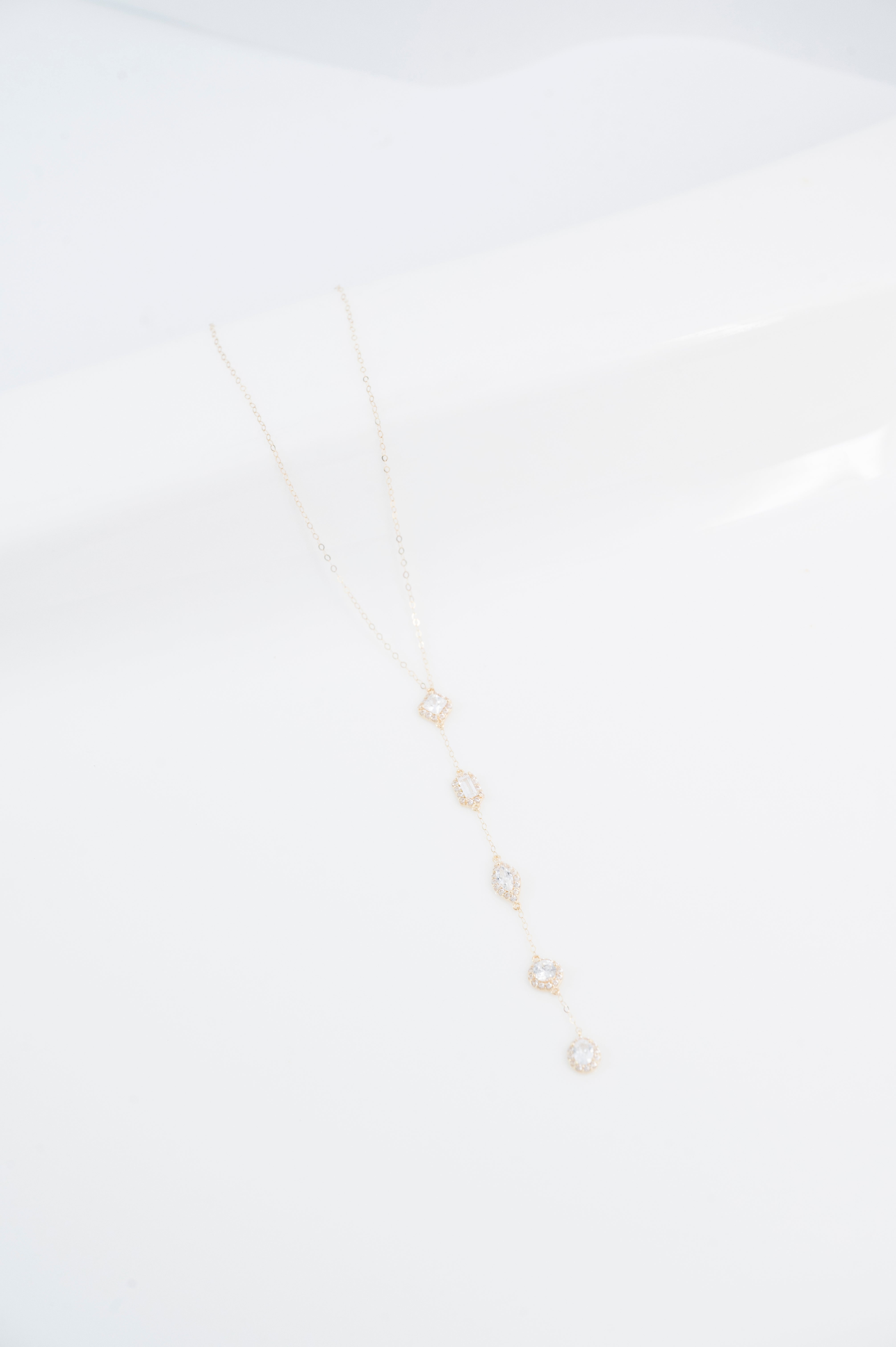 Five Shape Long Necklace