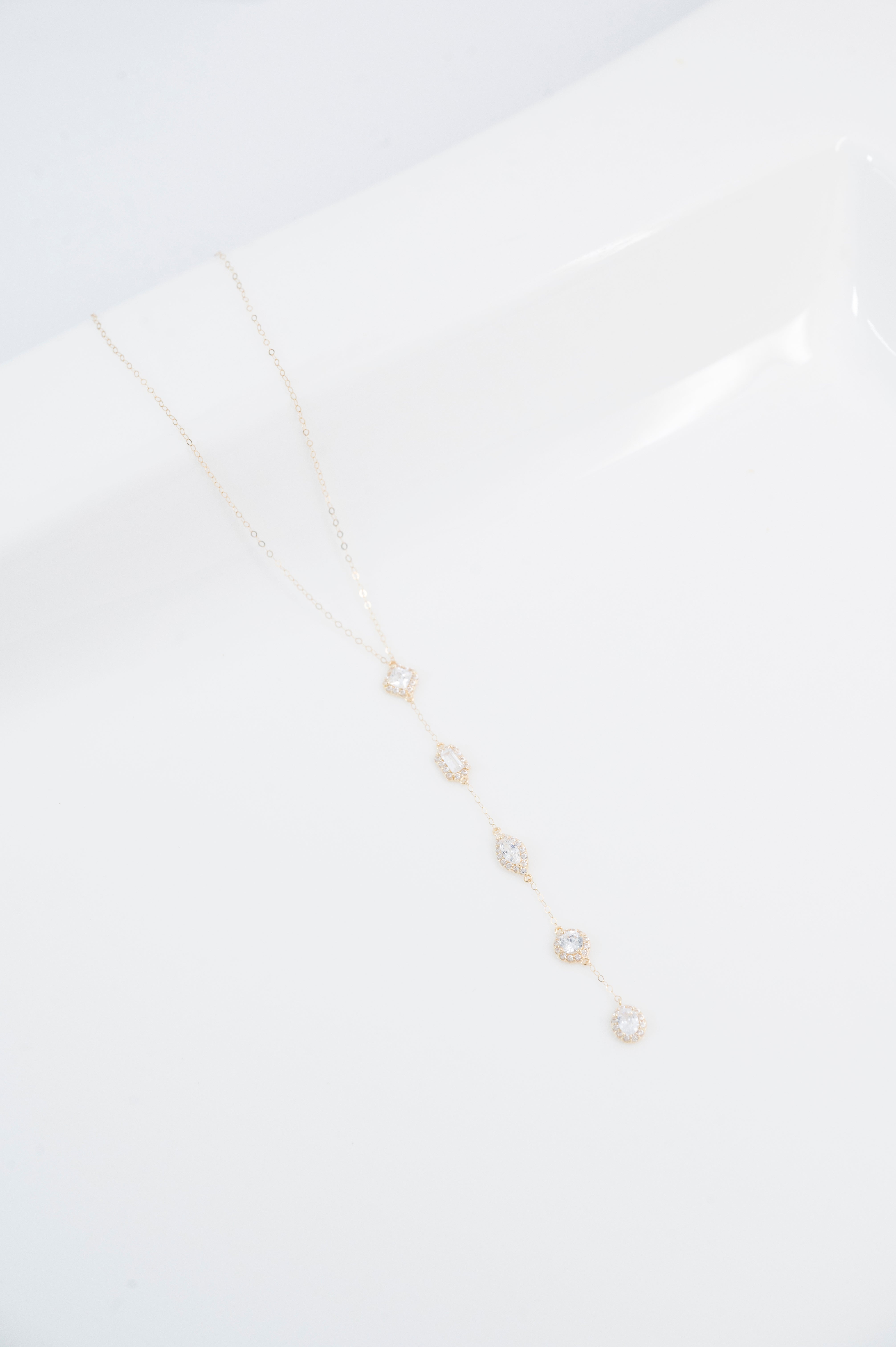Five Shape Long Necklace